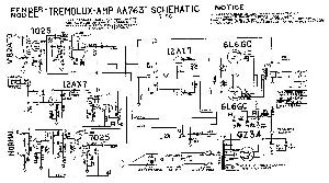 Schematic Fender TREMOLUX AA763 ― Manual-Shop.ru