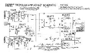 Schematic Fender TREMOLUX AB763 ― Manual-Shop.ru