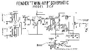 Schematic Fender TWIN 5C8 ― Manual-Shop.ru