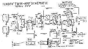 Схема Fender TWIN 5F8 ― Manual-Shop.ru