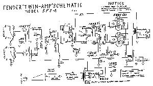 Схема Fender TWIN 5F8A ― Manual-Shop.ru