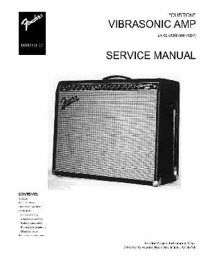 Schematic Fender VIBRASONIC AMP ― Manual-Shop.ru