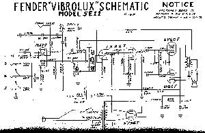 Schematic Fender VIBROLUX 5E11 ― Manual-Shop.ru