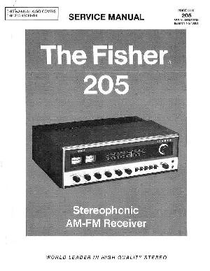 Сервисная инструкция Fisher 205 ― Manual-Shop.ru