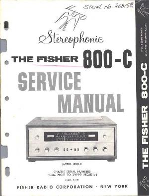 Service manual Fisher 800-C  ― Manual-Shop.ru