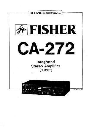 Service manual Fisher CA-272 ― Manual-Shop.ru