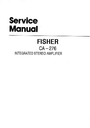 Сервисная инструкция Fisher CA-276 ― Manual-Shop.ru