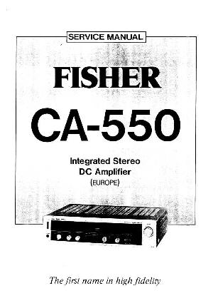 Service manual Fisher CA-550 ― Manual-Shop.ru