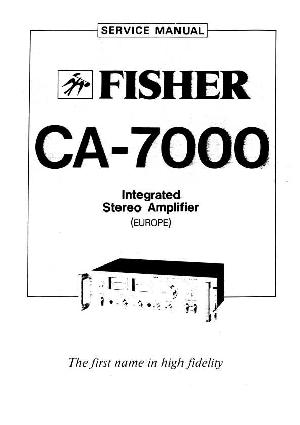 Service manual Fisher CA-7000 ― Manual-Shop.ru