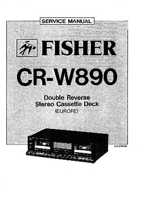 Service manual Fisher CR-W890 ― Manual-Shop.ru
