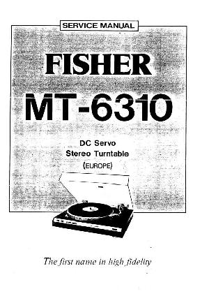 Service manual Fisher MT-6310 ― Manual-Shop.ru