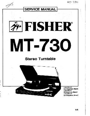Service manual Fisher MT-730 ― Manual-Shop.ru