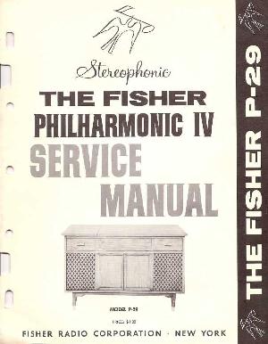 Service manual Fisher PHILHARMONIC IV ― Manual-Shop.ru