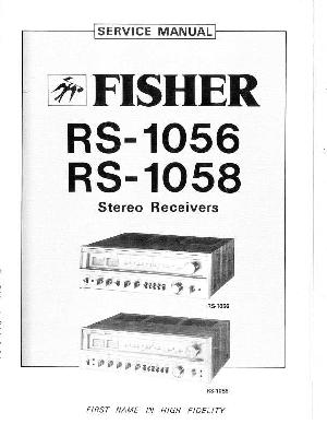 Service manual Fisher RS-1056, RS-1058 ― Manual-Shop.ru