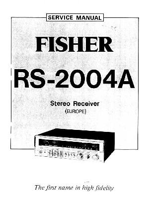 Service manual Fisher RS-2004A ― Manual-Shop.ru