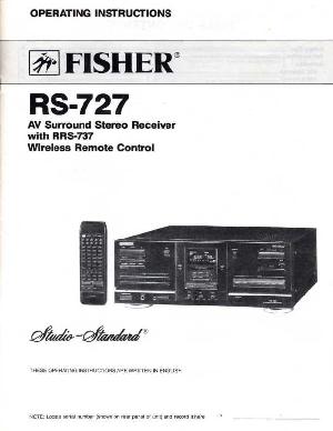 Service manual Fisher RS-727 ― Manual-Shop.ru