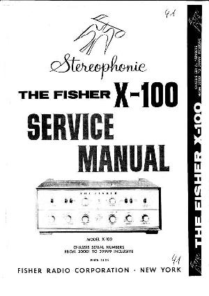 Service manual Fisher X-100 ― Manual-Shop.ru