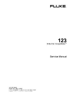 Service manual Fluke 123 INDUSTRIAL SCOPEMETER ― Manual-Shop.ru