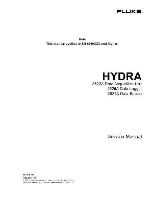 Service manual Fluke 2620A, 2625A, 2635A HYDRA ― Manual-Shop.ru