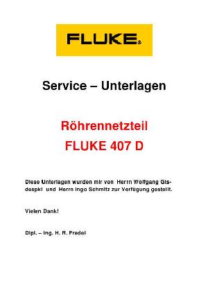 Service manual Fluke 407D ― Manual-Shop.ru
