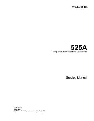Service manual Fluke 525A CALIBRATOR ― Manual-Shop.ru