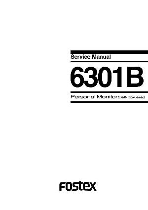 Service manual Fostex 6301B ― Manual-Shop.ru