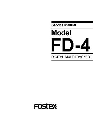 Service manual Fostex FD-4  ― Manual-Shop.ru