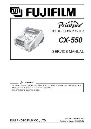 Сервисная инструкция FujiFilm CX-550 ― Manual-Shop.ru