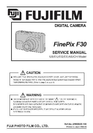 Сервисная инструкция FujiFilm Finepix F30 ― Manual-Shop.ru