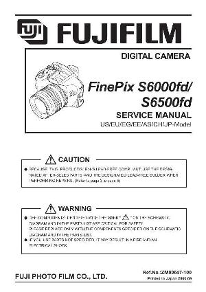 Сервисная инструкция FujiFilm Finepix S6000FD, S6500FD ― Manual-Shop.ru