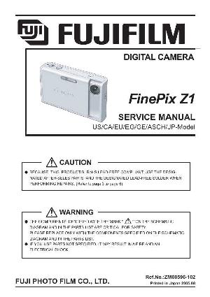 Сервисная инструкция FujiFilm FINEPIX Z1 ― Manual-Shop.ru