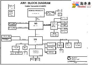 Schematic Fujitsu-Siemens LIFEBOOK N6010 QUANTA AW1 ― Manual-Shop.ru