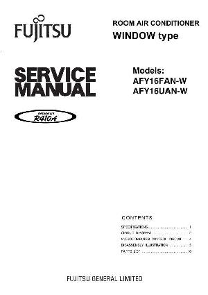 Service manual FUJITSU AFY16FAN-W, AFY16UAN-W ― Manual-Shop.ru