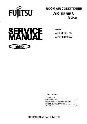 Сервисная инструкция FUJITSU AKY9FBSSW, AKY9UBSSW ― Manual-Shop.ru