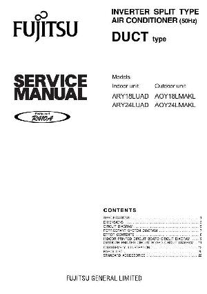 Service manual FUJITSU ARY18LUAD, ARY24LUAD ― Manual-Shop.ru