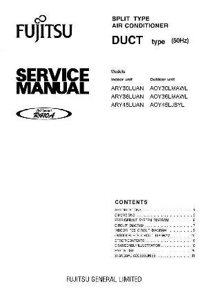 Service manual Fujitsu ARY30LUAN, ARY36LUAN, ARY45LUAN ― Manual-Shop.ru