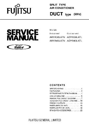 Service manual Fujitsu ARYA36LATN, ARYA45LATN ― Manual-Shop.ru