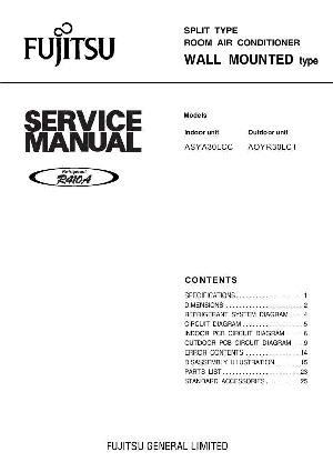 Service manual FUJITSU ASYA30LCC, AOYR30LCT ― Manual-Shop.ru