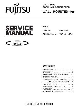 Service manual FUJITSU ASYB24LDC, AOYS24LDC ― Manual-Shop.ru
