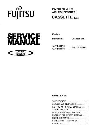 Service manual FUJITSU AUY12LBAB, AUY14LBAB, AOY24LMAM2 ― Manual-Shop.ru