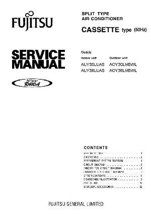 Service manual FUJITSU AUY30LUAS, AUY36LUAS, AOY30LMBWL, AOY36LMBWL ― Manual-Shop.ru