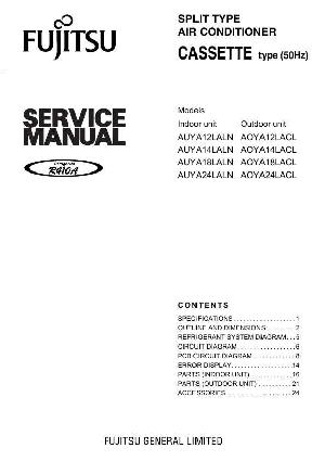 Service manual FUJITSU AUYA12LALN, AUYA14LALN ― Manual-Shop.ru