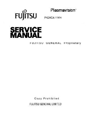 Service manual Fujitsu P42HCA11WH ― Manual-Shop.ru
