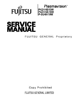 Сервисная инструкция Fujitsu P42HHA10, P42HHS10W ― Manual-Shop.ru