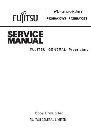 Service manual Fujitsu P42HHA30ES, WS ― Manual-Shop.ru