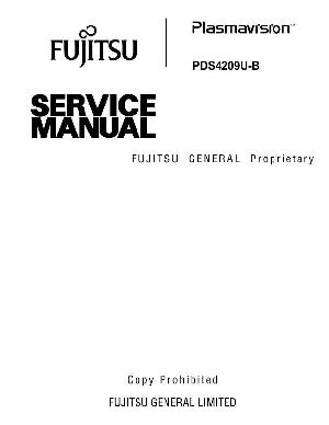 Сервисная инструкция Fujitsu PDS4209U ― Manual-Shop.ru