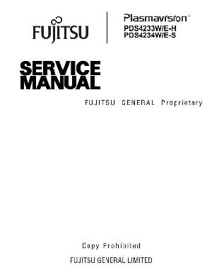 Service manual Fujitsu PDS4233W, PDS4234W ― Manual-Shop.ru