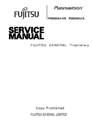 Service manual Fujitsu PDS5003U, PDS5004U ― Manual-Shop.ru