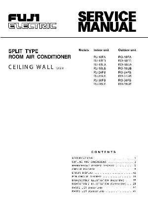 Service manual Fujitsu RJ-18FA, 24FB, 30UB, RO-18FA, 24FB, 30UB ― Manual-Shop.ru
