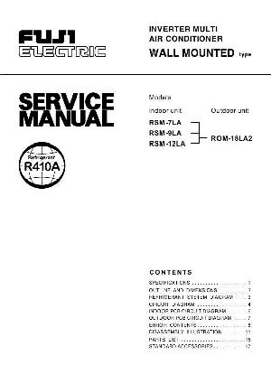 Service manual Fujitsu RSM-7LA, RSM-9LA, RSM-12LA, ROM-18LA2 ― Manual-Shop.ru